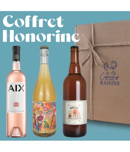 Coffret Honorine - Vins et bière - Cadeau - Copains comme Raisins